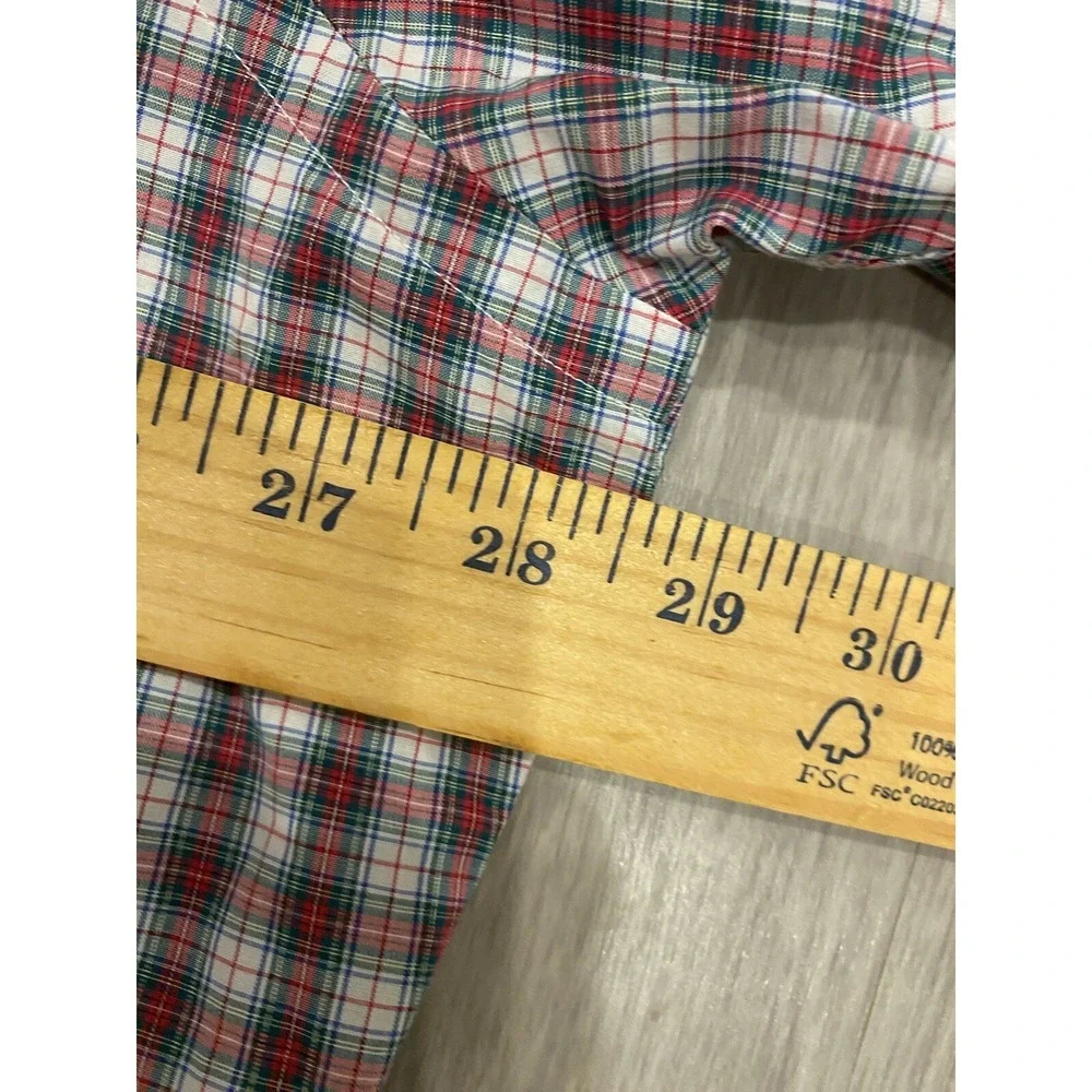 Polo Ralph Lauren Shirt Men 2XL XXL Button Up Plaid Vintage VTG Classic‎ Fit EUC